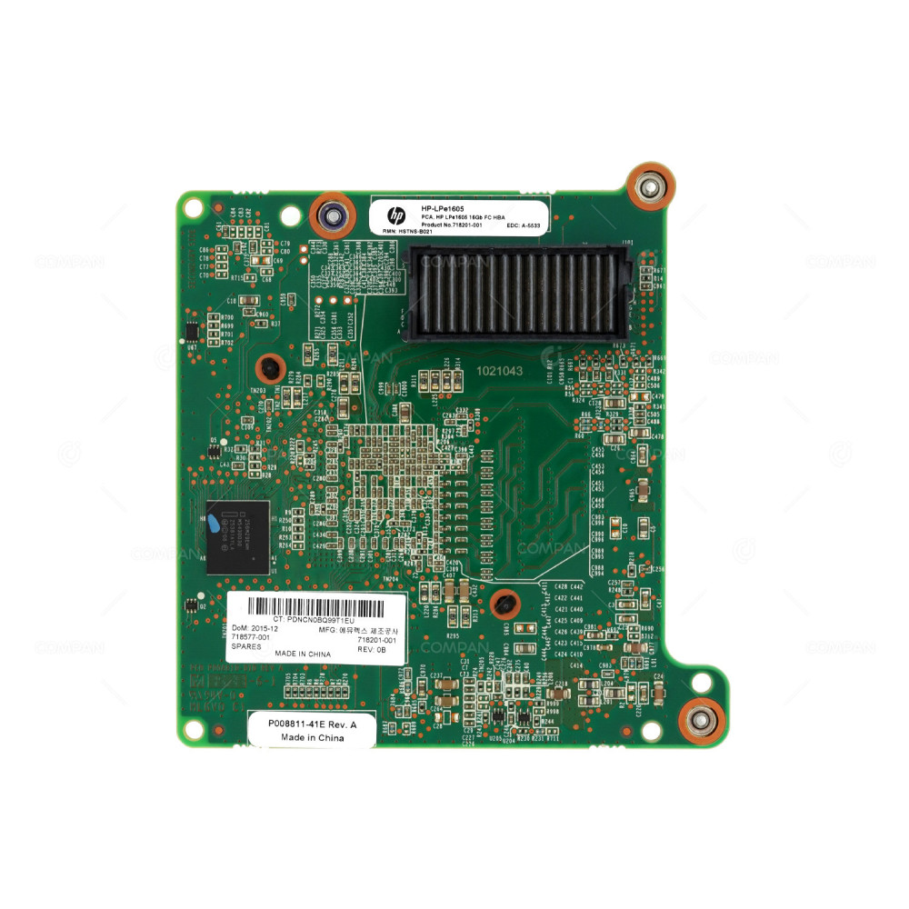 718577-001 HP LPE1605 16GB FC HOST BUS ADAPTER FOR HP PROLIANT BL460C G9 G10